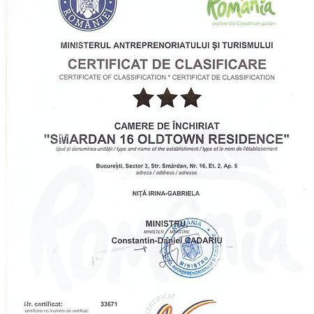 Smardan 16 Oldtown Residence บูคาเรสต์ ภายนอก รูปภาพ