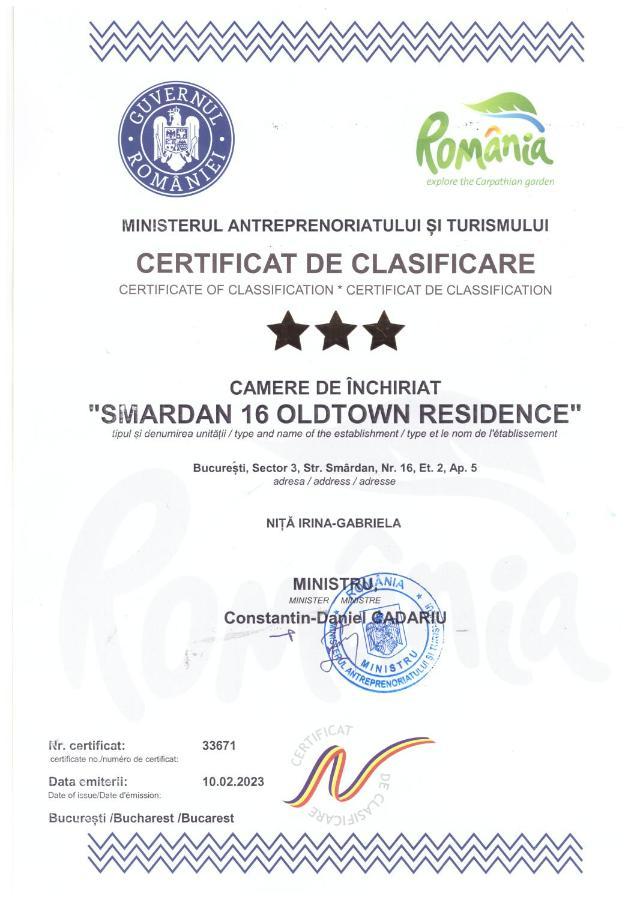 Smardan 16 Oldtown Residence บูคาเรสต์ ภายนอก รูปภาพ